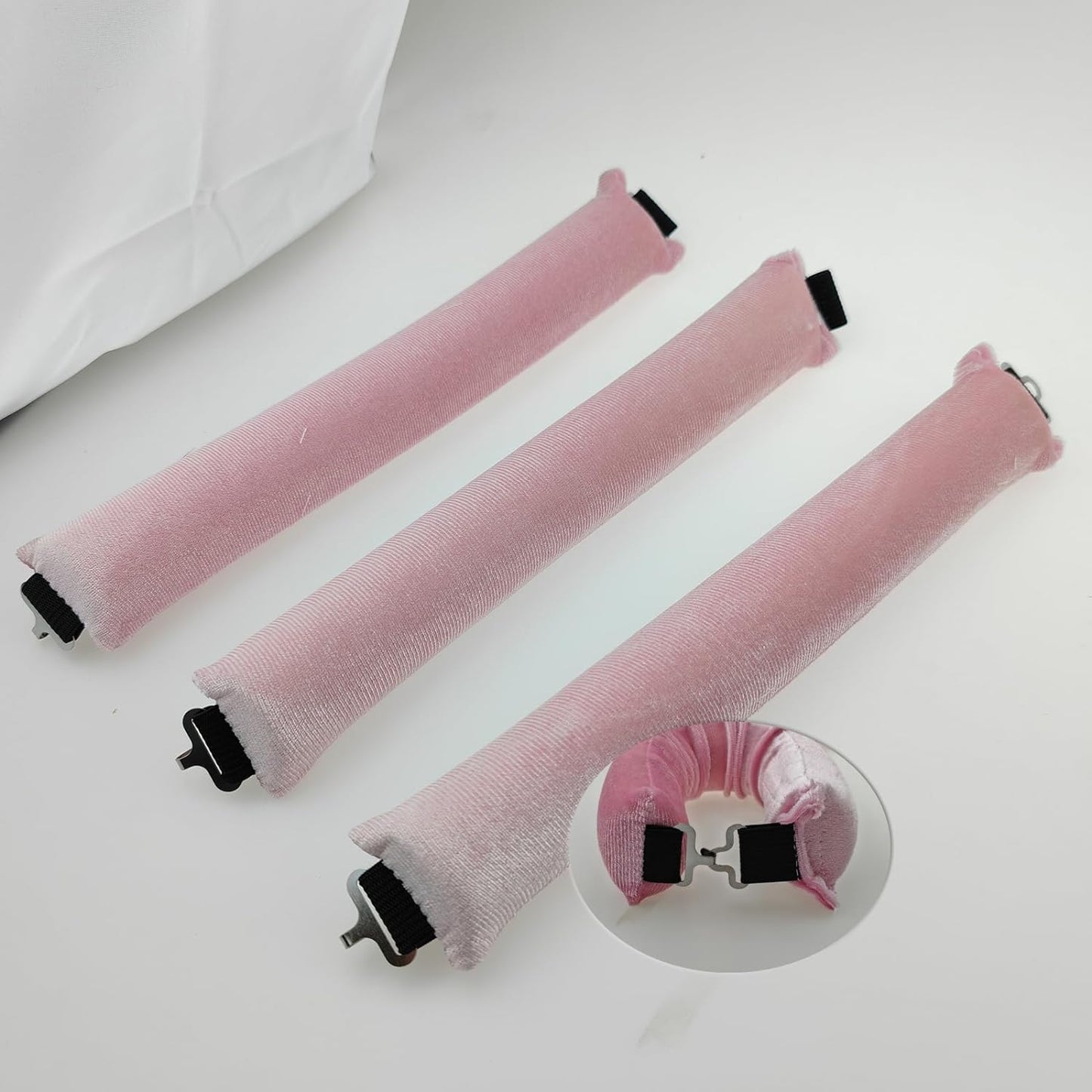 Heatless Hair Curler, Overnight Heatless Curls Blowout Rods for All Hair Types, Flexi Rods with Hook, Extra Thick Hair Curlers to Sleep in No Heat Curling Headband for Women Girls Long