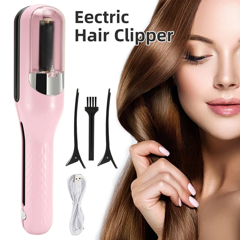 Automatic Hair Ends Trimmer Hair Split Ends Remover Damaged Hair Repair Hair Care Treatment Cordless Hair End Cutting Machine