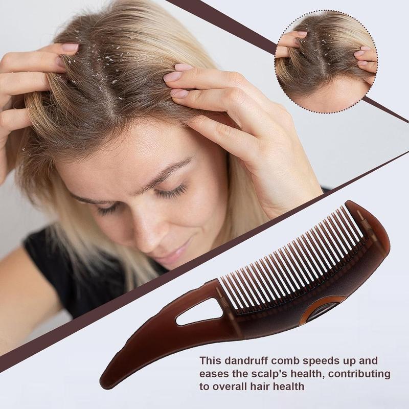 Dandruff Comb for Women Men, Scalp Massage Comb With Unique Hollow Teeth for Healthy Hair Growth , Scalp Comb, The Best Gift Haircare