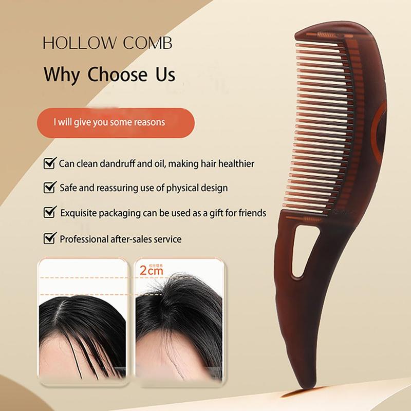 Dandruff Comb for Women Men, Scalp Massage Comb With Unique Hollow Teeth for Healthy Hair Growth , Scalp Comb, The Best Gift Haircare